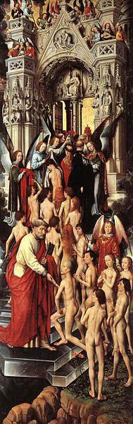 Hans Memling The Last Judgment Triptych China oil painting art